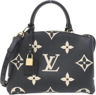 Louis Vuitton Pre-owned Vintage Handbag - Dames - Vintage Handtas - Zwart - ONE Size - Leer - Vintage
