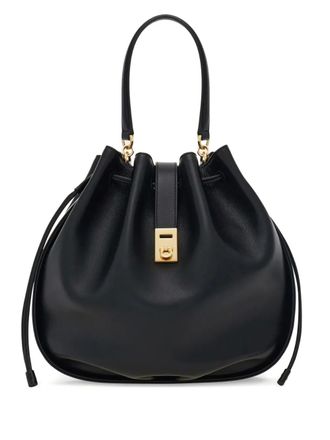 Ferragamo Hug drawstring bucket bag - Black