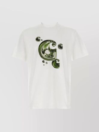 Carhartt Work in Progress ribbed crew neck graphic print t-shirt