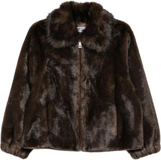 Betta Corradi Mink Jacket - Dames - Jassen - Bruin - M - Wol - Jassen