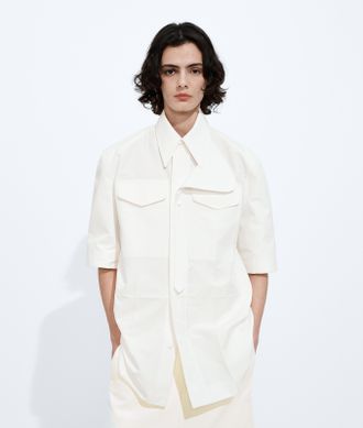 Bottega Veneta Compact Cotton Toile Shirt - Bottega Veneta