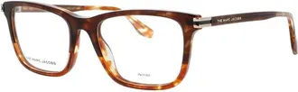 Marc Jacobs Mens Tortoise Rectangular Eyeglass Frames Marc-518