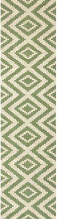 Jonathan Y Designs Sintra Diamond Indoor/Outdoor Area Rug in Green/cream at Nordstrom, Size 4Ft 0In X 6Ft 0In