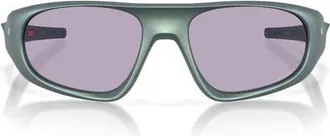Oakley Gender Inclusive Neoforma 60mm Oval Sunglasses in Matte Blue/silver Colorshift at Nordstrom