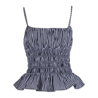 Michael Kors Dames, Tops, Zwart, Maat: XS Katoen