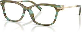 Tiffany & Co. 53mm Rectangle optical glasses in Blue at Nordstrom
