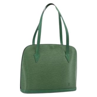 Louis Vuitton Pre-owned Vintage Epi Shoulder Bag - Dames - Pre-owned - Groen - Maat: ONE Size Leer