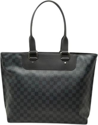 Louis Vuitton Pre-owned Cabas Voyage Tote - Dames - Vintage Shopper - Blauw - ONE Size - Leer - Vintage