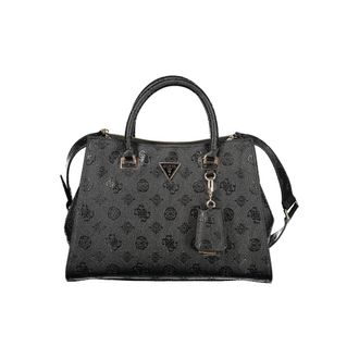 Guess Nero Poliuretano Woman Womens Handbag