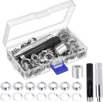 OEM Juego De Alicates Para Ojales Con Ojales De 12 Mm Para Lonas, Cuero Y Telas - 100 Juegos