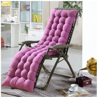 OEM Coj&iacute;n Plegable Antideslizante Para Tumbona De Jard&iacute;n - Marca - Modelo - Thick Comfort - 48x170cm - Morado