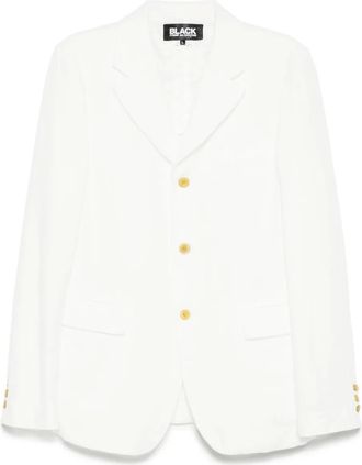 Comme Des Garçons Blazer monopetto - Bianco