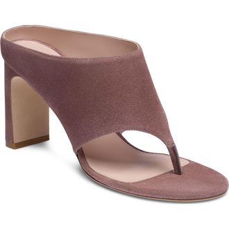 Stuart Weitzman Bebette Thong Sandal in Almost Mauve at Nordstrom, Size 8.5