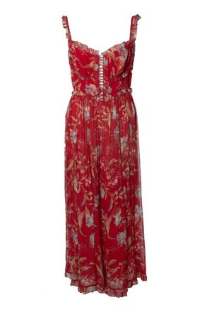 Zimmermann Corsair Iris jumpsuit in red