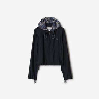 Burberry Cropped Newcott Hooded Jacket