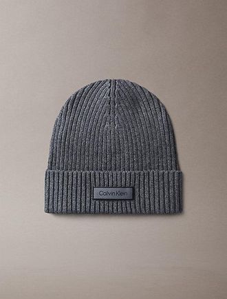 Calvin Klein Gorro De Punto De Mezcla De Algod&oacute;n Y Cashmere