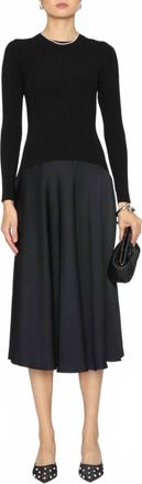 Veronica Beard Vaughn Long Sleeveless Dress In Black
