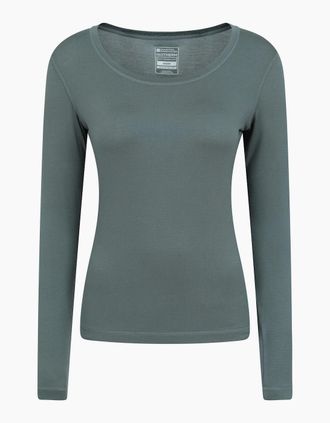 Mountain Warehouse Womens Mountain Warehouse Womens/Ladies Keep The Heat Thermal Top - Green - Size: 10