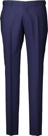 Berwich Morello Elax Broek - Heren - Nette broeken - Blauw - S - Wol - Broeken