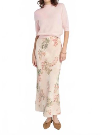 Favorite Daughter The Favorite Maxi Skirt In Light Peach Rose