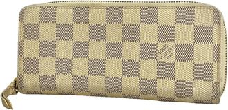 Louis Vuitton White Long Wallet (Bi-Fold) (Pre-Owned)