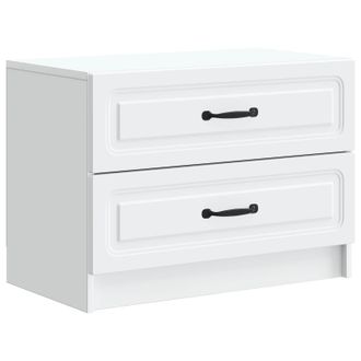 vidaXL Armario De Noche 62 X 34,5 X 44,5 Cm Madera De Ingenier&iacute;a Vidaxl