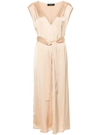 Fabiana Filippi V-neck belted dress - Pink
