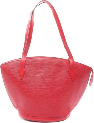 Louis Vuitton Pre-owned Shoulder Bags, female, Red, Size: ONE SIZE Pre-owned Leather Handbag