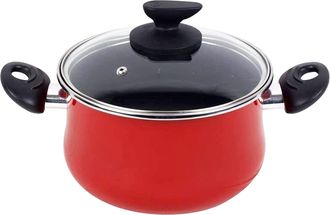 Magefesa Olla Magefesa Finstock Praga 30 Cm Con Tapa De Cristal