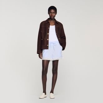 Sandro Lace detail shorts