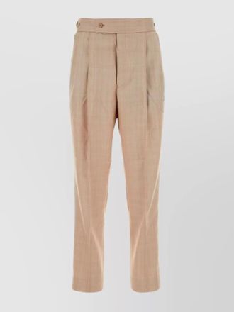 Needles checked cropped trousers