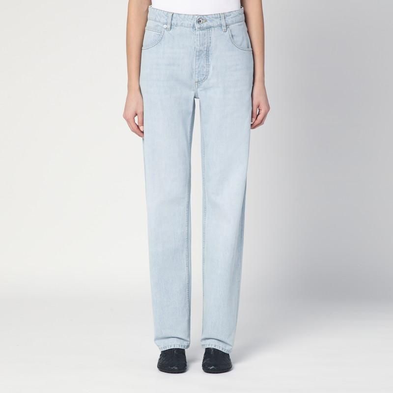 デニム・ジーパン BOTTEGA VENETA Woman Jeans Denim 689091V1NL0 4946 BOTTEGA VENETA: washed-out wide jeans - Denim | Bottega