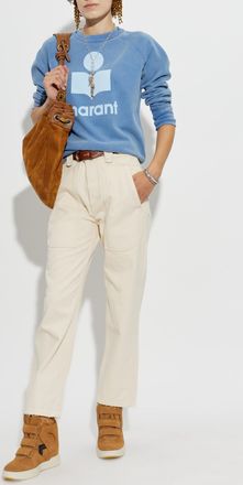 Isabel Marant Ermina Jeans, Womens, Cream