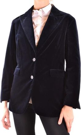 Aspesi Velvet Blazer - Dames - Blazers - Zwart - L - Jassen