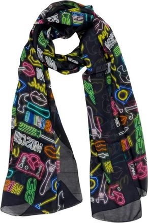 Moschino Sciarpa Fantasia 03820 M1114 001 - Dames - Wintersjaals - Veelkleurig - ONE Size - Accessoires