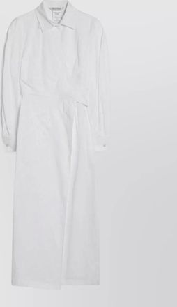 Max Mara cotton twill shirt midi dress
