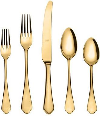Mepra Dolce Vita Flatware Set - 5 Pieces in Gold at Nordstrom