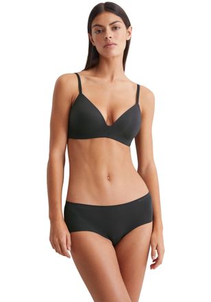 Marc O'Polo B&uuml;gelloser BH MARC OPOLO Second Skin, Damen, Gr. 70, Cup C, schwarz, Obermaterial: 64% Polyester, 27% Polyamid, 9% Elasthan, unifarben, Basic, bequem,