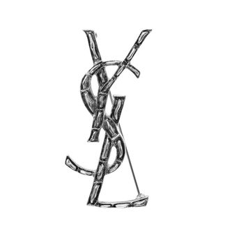 Saint Laurent Crocodile Opyum brooch Woman One Size