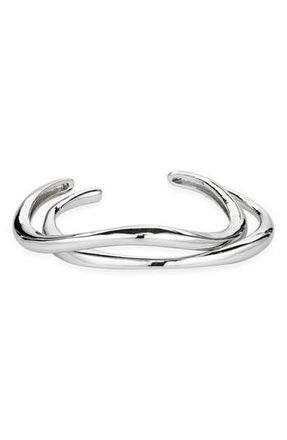 Nordstrom Rack Demi-Fine 2-Pack Cuff Bracelets in Silver at Nordstrom Rack