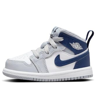 Nike Jordan (TD) Air Jordan 1 Mid Wolf Grey Midnight Navy DQ8425-104