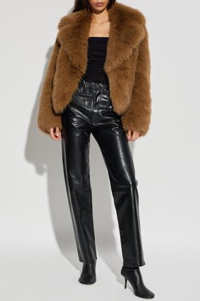 Stand Studio Samara Faux Fur, Womens, Brown