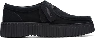 Clarks Torhill Bee in Black Suede