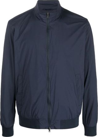 Herno Bomberjack - Heren - Bomber jackets - Blauw - L - Polyester - Jassen