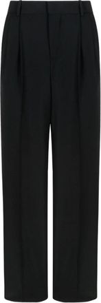 Balmain Tailored Wool Broeken - Heren - Straight fit broeken - Zwart - M - Broeken