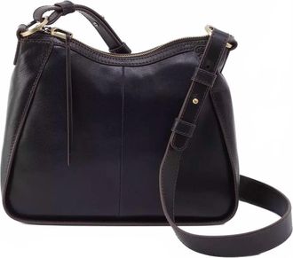 Hobo Womens Bellamy Medium Crossbody Purse In Black
