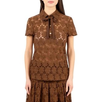 Max Mara Blouses, female, Brown, Size: XS Maglia