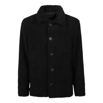 Herno Melange Teddy Jacket - Jackets - Hombre - Negro - M