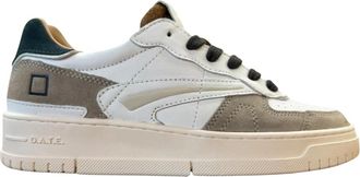 D.A.T.E. Torneo Pure Calf - Heren - Sneakers - Wit - 42 EU - Katoen - Schoenen