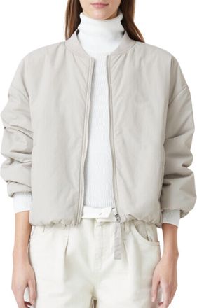 Closed Bomber Jacket In Plaster Beige